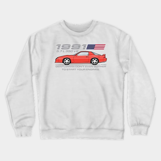 350 Red Crewneck Sweatshirt by JRCustoms44